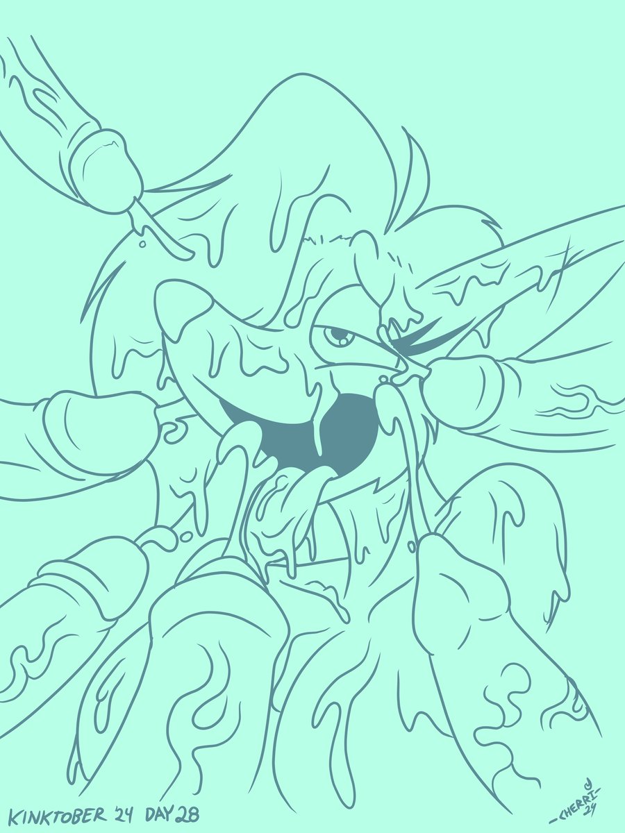 CherriLyme's tweet photo. Kinktober Day 28: Bukkake  https://t.co/HgkdUZH9yj #furryart #kinktober #nsfw https://t.co/5Y1Pa1X4hH