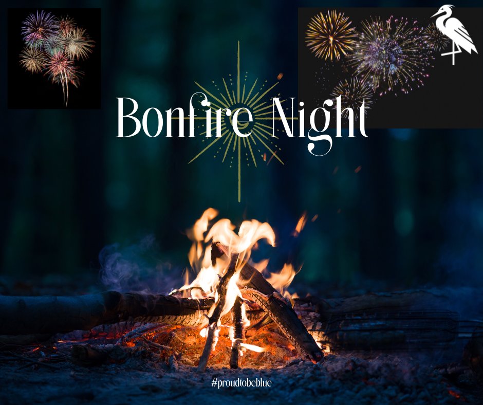 BCOldham's tweet photo. Remember, remember
The fifth of November
Gunpowder, Treason and Plot.
I see no reason
Why Gunpowder treason
Should ever be forgot.
If you are attending a Bonfire tonight, or over the coming days, please BE CAREFUL and KEEP A SAFE DISTANCE AWAY FROM ALL FIREWORKS. #proudtoblue https://t.co/dQ6us7O5pP