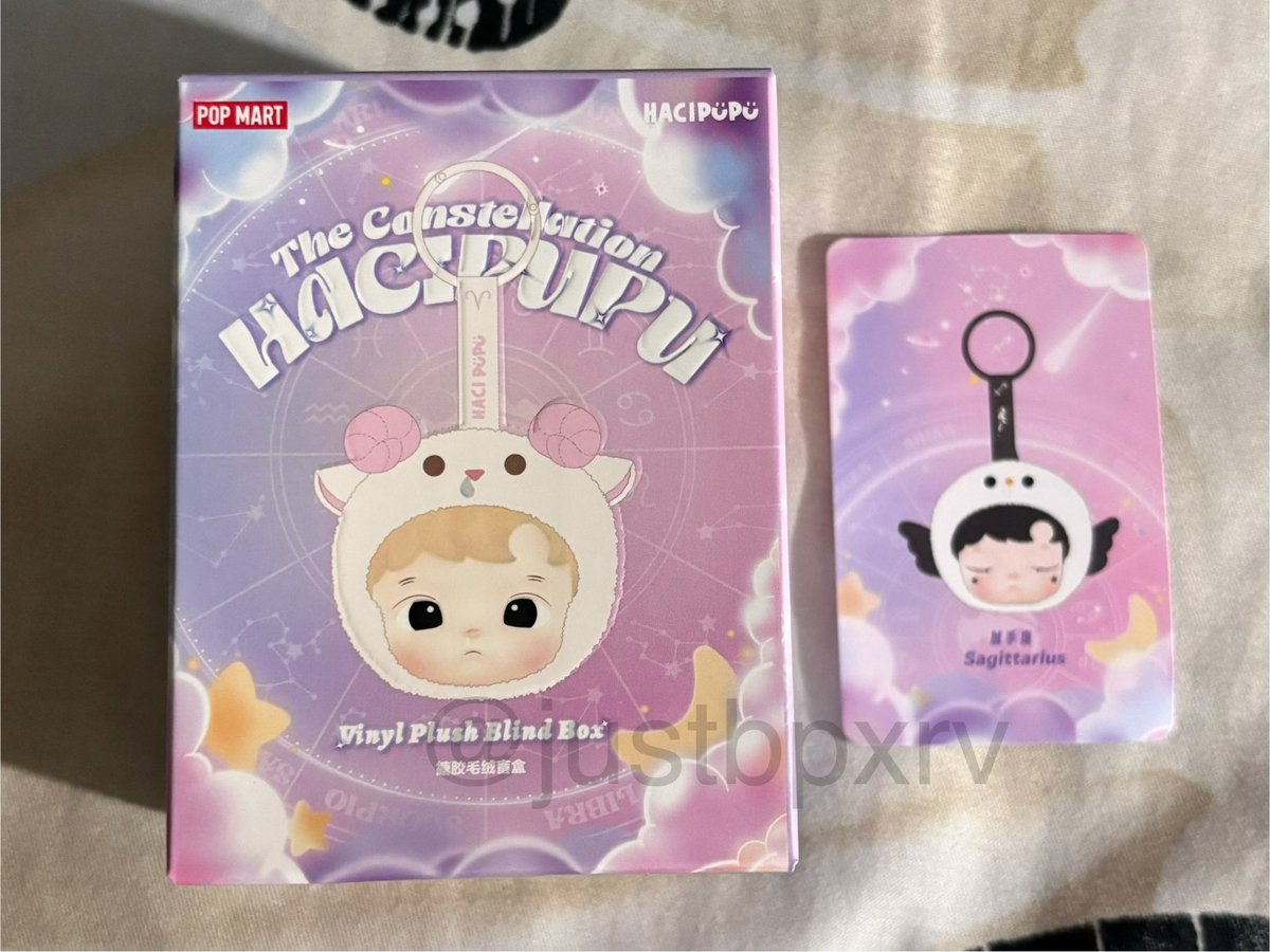 justbpxrv's tweet photo. wts lfb popmart ph [HELP RT]

hacipupu constellation - sagittarius ♐️

— onhand ready to ship
— opened box, sealed foil
— 1000 php + sf
— payo
— gcash / bpi
— sdd (marikina) / jnt
— dm to claim #lai_feedback for proofs

🏷️ popmart hacipupu vinyl plush blind box https://t.co/57QZfBDpxa