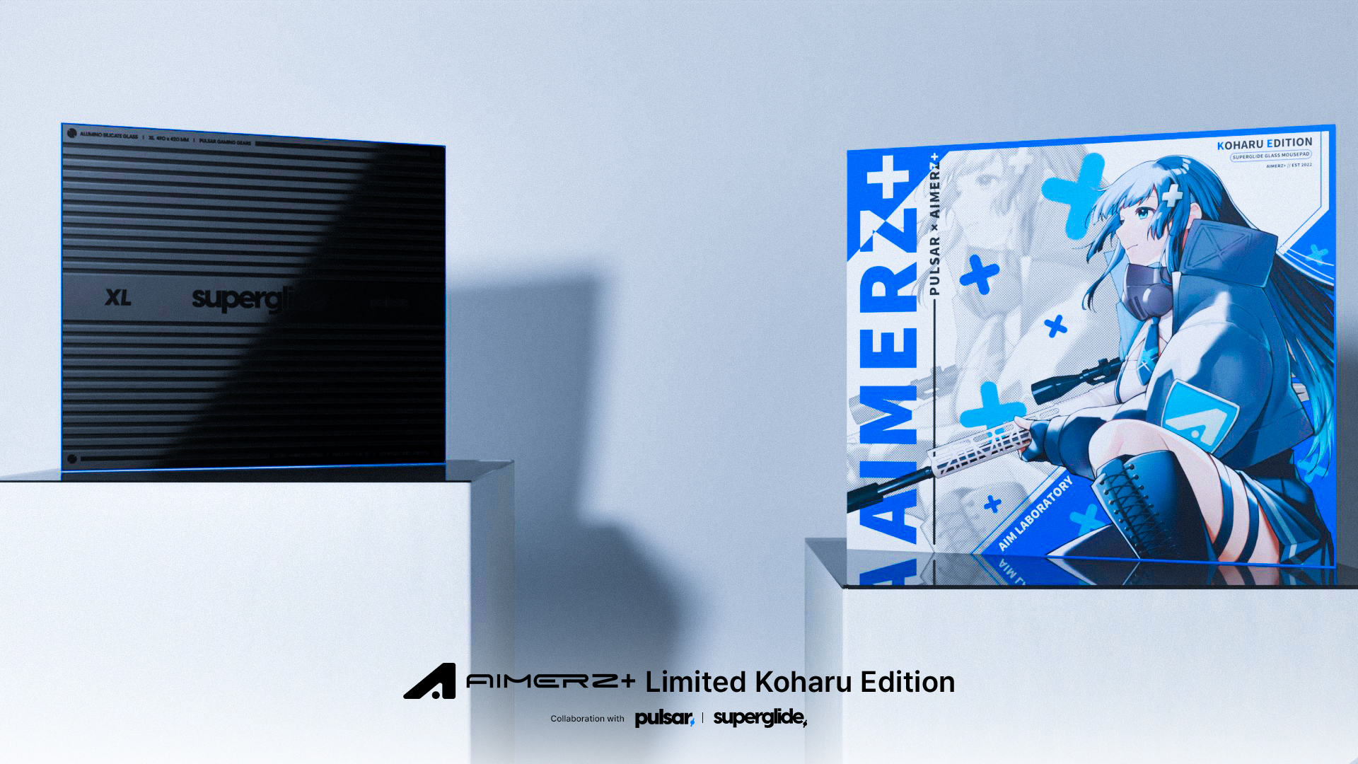 【特価】 Aimerz+ XL v2 Mousepad Glass Superglide Edition] Koharu マウス・トラックボール