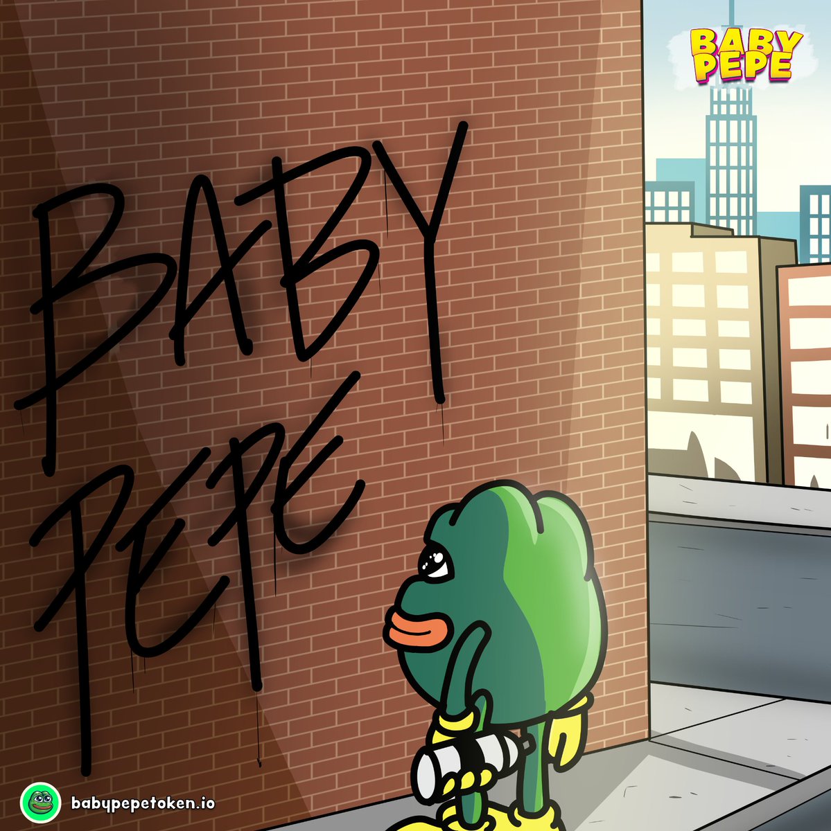 BabyPepeBNB's tweet photo. Our beloved #BabyPepe is out there shilling day and night, what's your excuse? Time to join him! https://t.co/q25urWz4cB