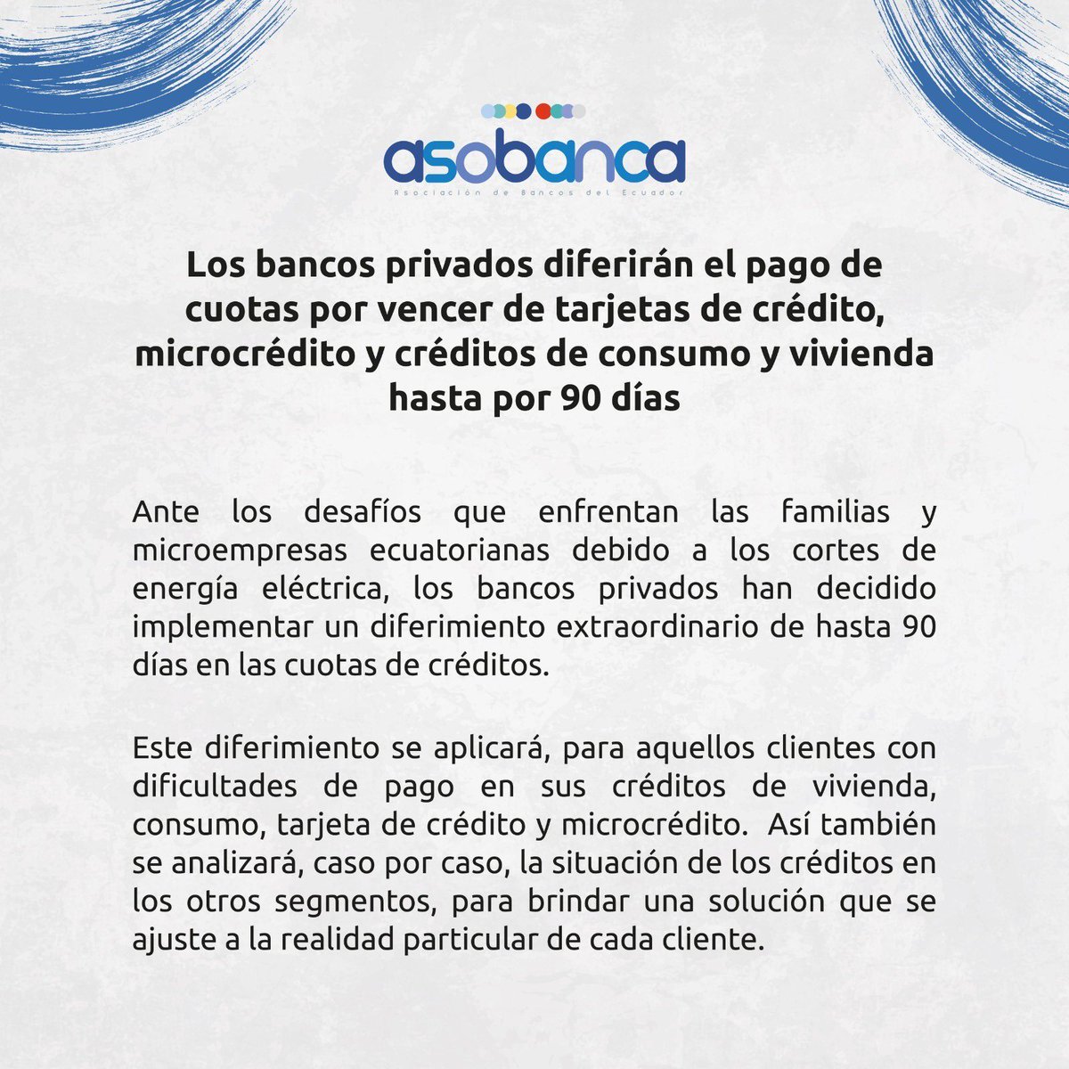 LuchoTilleria's tweet photo. ¡Vergonzoso! La banca ecuatoriana difiere pagos de tarjetas, vivienda y microcréditos por 90 días, pero #mantiene tasas del 15% al 30%. En el primer mundo, estas tasas están entre el 3% y el 6% ¡y a 30 años! El pacto mercantilista entre el oligopolio bancario y los políticos del tercer mundo están ahogando a los ciudadanos. 

Es momento de liberar el mercado y dejar de enriquecer a unos pocos a costa de la gente. ¡BASTA de la estafa bancaria! #VivaLaLibertad #Tilleria