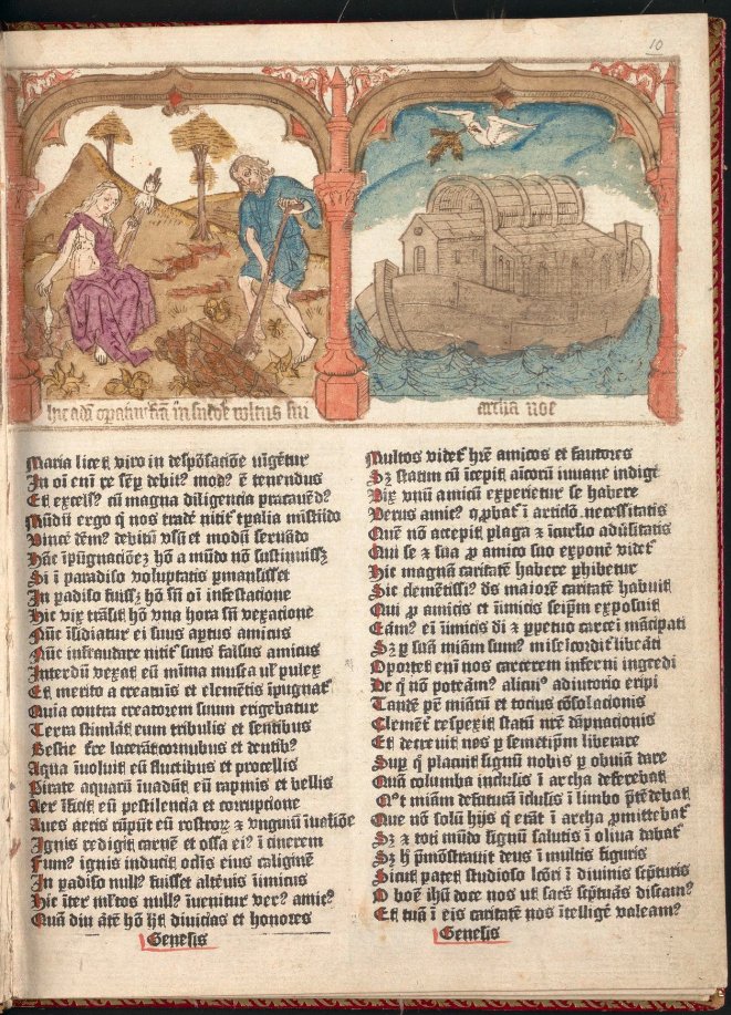 INC B 1596 <a href="/kbrbe/">KBR</a>, ‘Speculum humanae salvationis’, Low Countries, c. 1470

The first Latin blockbook edition of this medieval bestseller, incomplete copy (4 f. missing), mixed use of xylography and typography on only one side of the paper

Now digitised: uurl.kbr.be/2107100