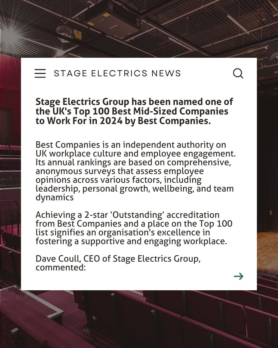 Stage Electrics tweet media