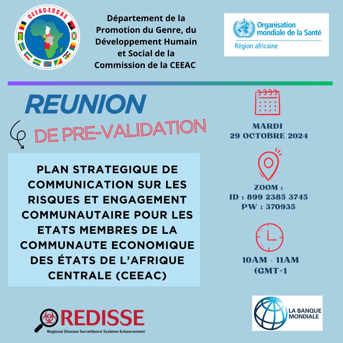 CEEAC - REDISSE IV tweet media