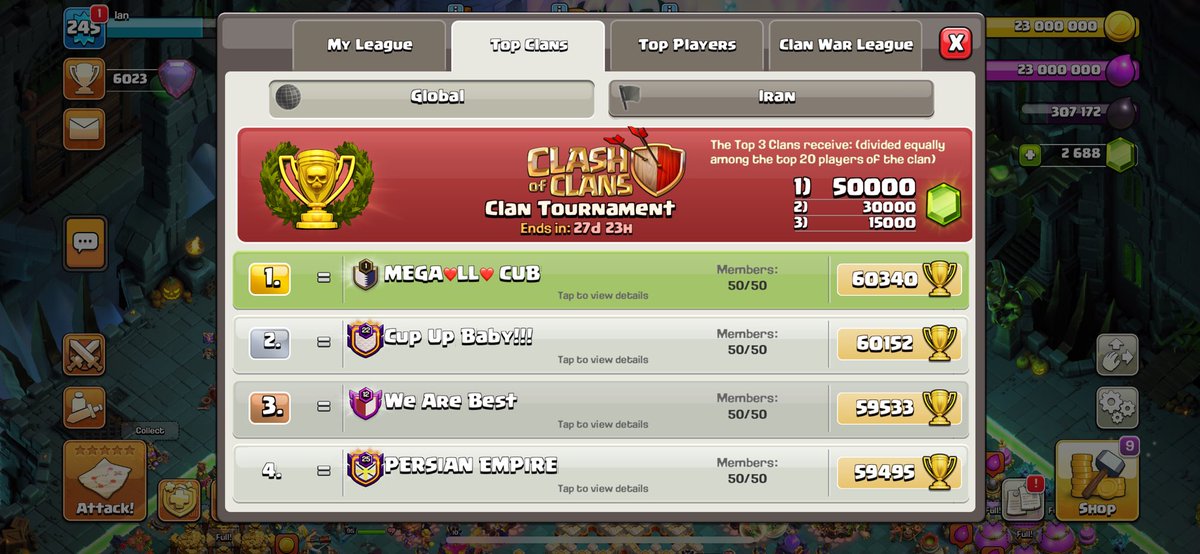 October Legend Season
🌏 #27
🇰🇷 #1

<a href="/Dima_CoC/">Dima</a> &amp; <a href="/LegendsHubX/">Legends Hub</a> 
I received a lot of help, thank you.