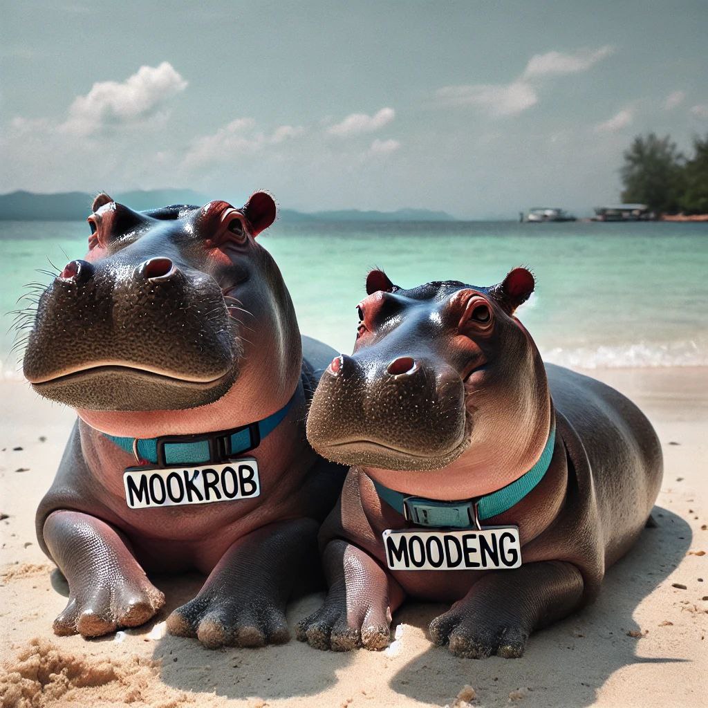 karamoutiss's tweet photo. @KhaokheowZoo Super-"cycle" for our lovely little sister #moodeng 🚀
We also build from absolute bottom at #mookrobCTO 😎
We want to make #moofamily bigger in crypto world 🦛
Show us little support and catch lifetime oportunity 💎
#moodeng
#mookrob
#moofamily
@MooKrobSOL https://t.co/c0mCBsifow