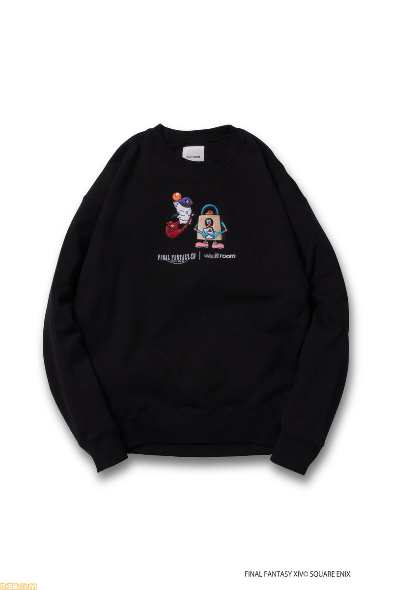 VAULTROOM×FF14 スウェットXLタグ付き 美品 ステッカー付属 美品 美品 VAULTROOM×FF14 スウェットXLタグ付き 美品 ステッカー付属