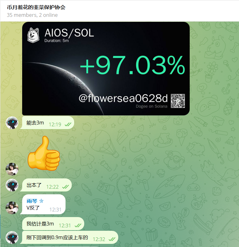 flowersea0628d's tweet photo. 今天继续打中小金狗$AIOS

ca:p2niQeJVj2vnevYnheBWujVyfzzGURpBTjap3gipump
在1m的时候在小群里还喊了说最高到3m左右

欢迎加入我的小窝：
https://t.co/jolmbTtN4b https://t.co/ZceXCX75ce