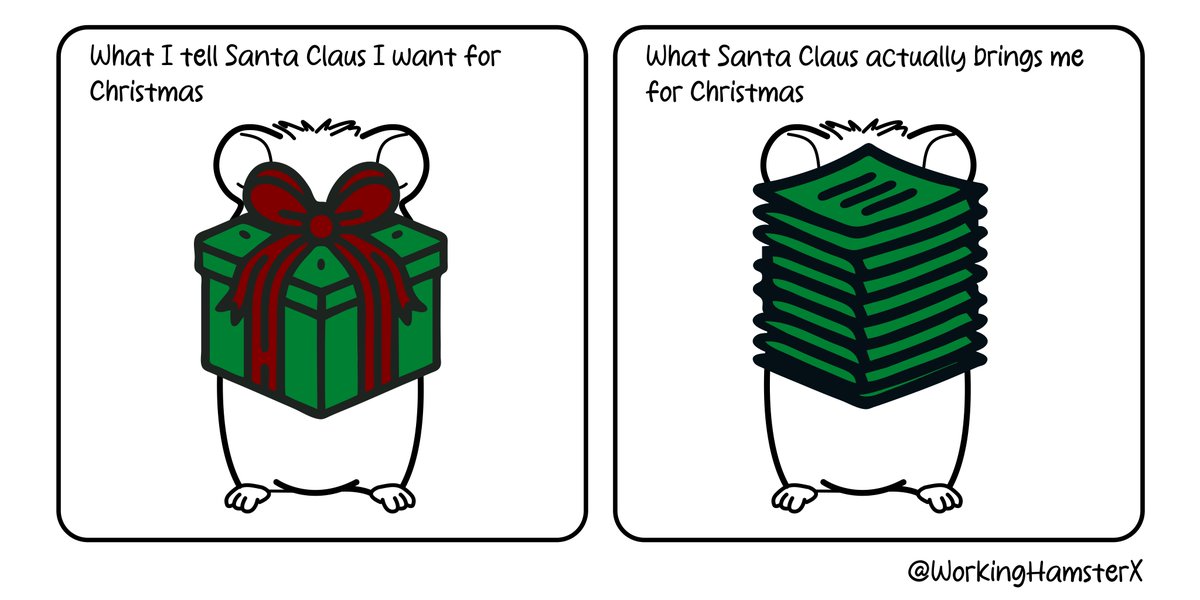 Who else asked for a nice Christmas gift and got a pile of work instead?
