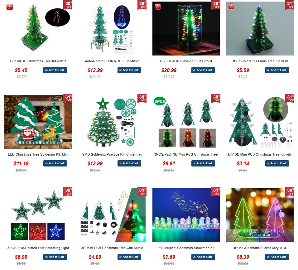 ICStation13's tweet image. Explore ICStation LED Xmas Tree Kits and gadgets to add a spark of innovation to your Christmas decoration!
icstation.com/xmas-projects-…
#ledxmastree #electronicsprojects #solderingprojects #xmasdecor