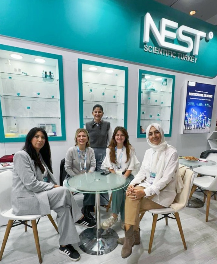 NESTBiotechnol1's tweet image. 🎉 Success at #Bioexpo2024!
From Oct 23-25 at BIOEXPO Yaşam Bilimleri Fuarları, we celebrated innovation and partnerships in #Istanbul with Techlabs Medikal. Here’s to future breakthroughs together! 🚀🌍 #NestBiotech #Bioexpo #BiotechInnovation #TechlabsMedikal #Lifescience