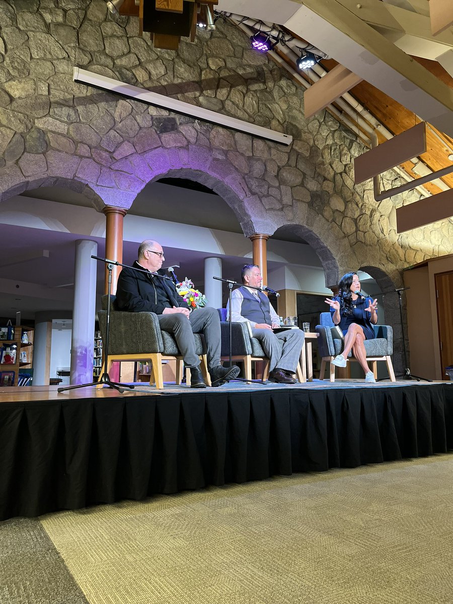 WestVanLibrary's tweet photo. It was a full house in the Library tonight celebrating the launch of
@Puglaas and @Rezadar9
’s new book! Thank you to
@IronDogBooks
for making this happen and to everyone who attended. 📚 #ReconcilingHistory https://t.co/AOJoQf7kvp
