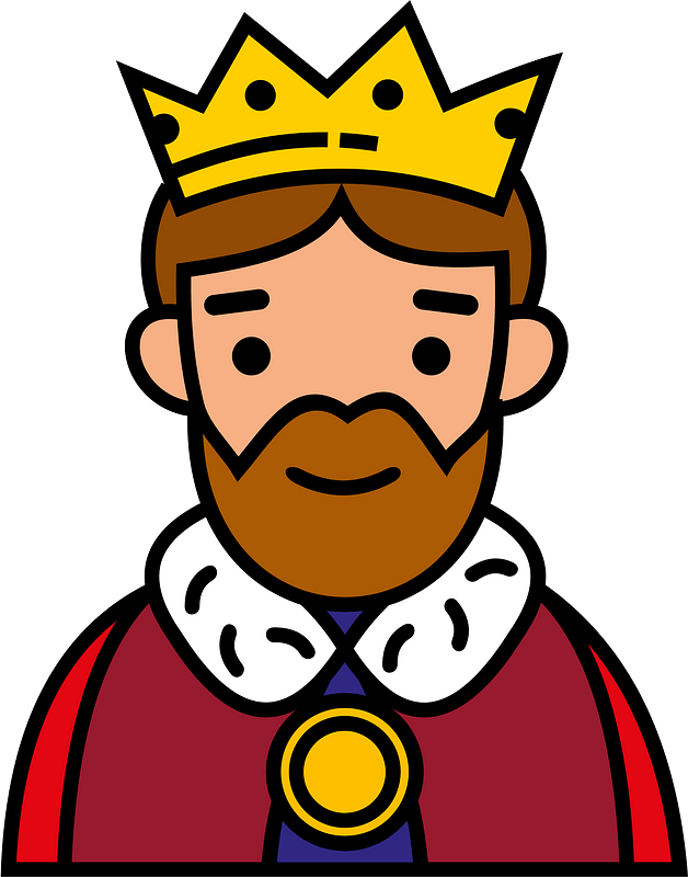 PrintedPult's tweet photo. Day 27 of AA Halloween is the ancestor of 'That Man' himself: Ryunosuke Naruhodo as a king!

#AceAttorney https://t.co/opxWwTI6H7