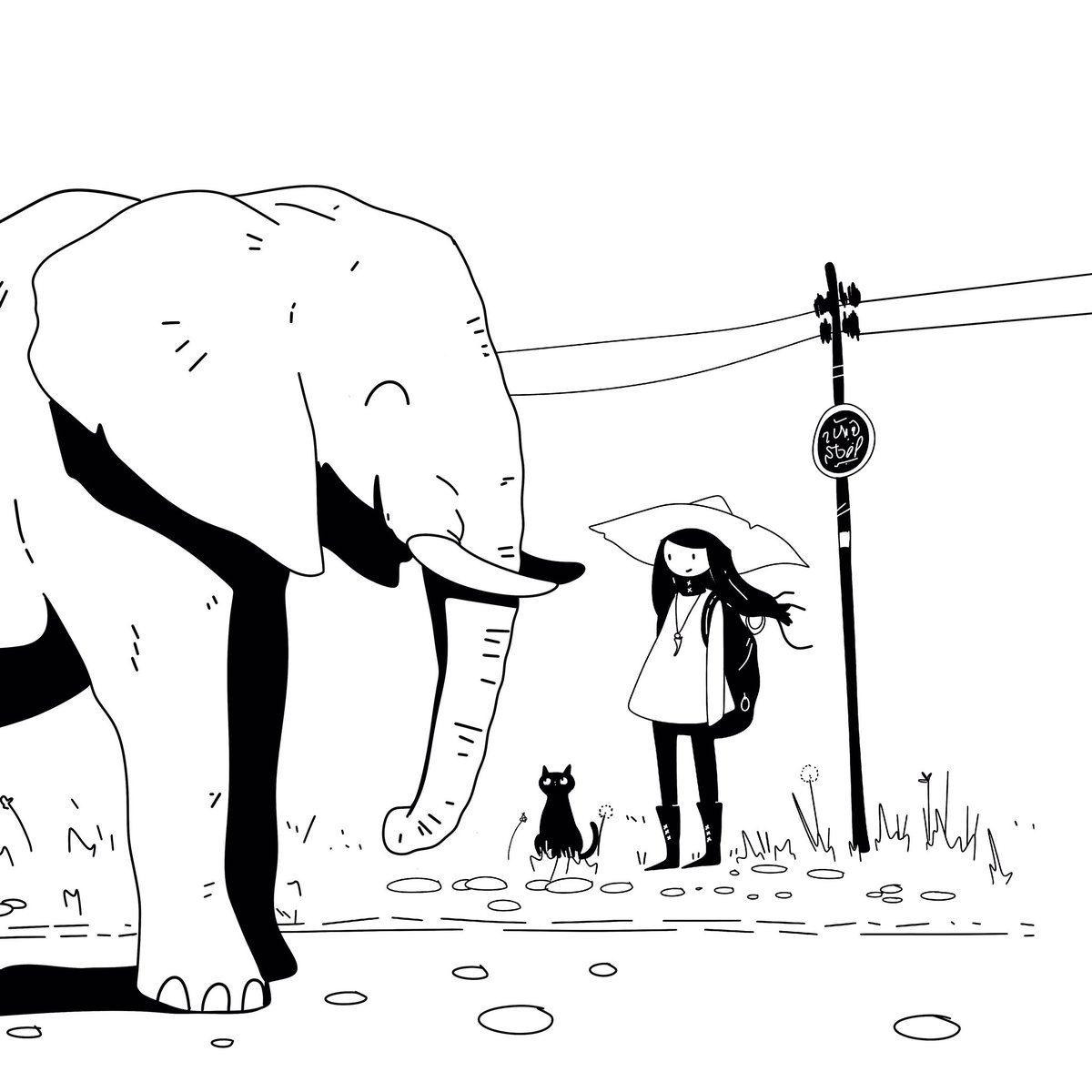 Jumbo inktober day twenty eight. #Inktober #inktober2024 #jumbo