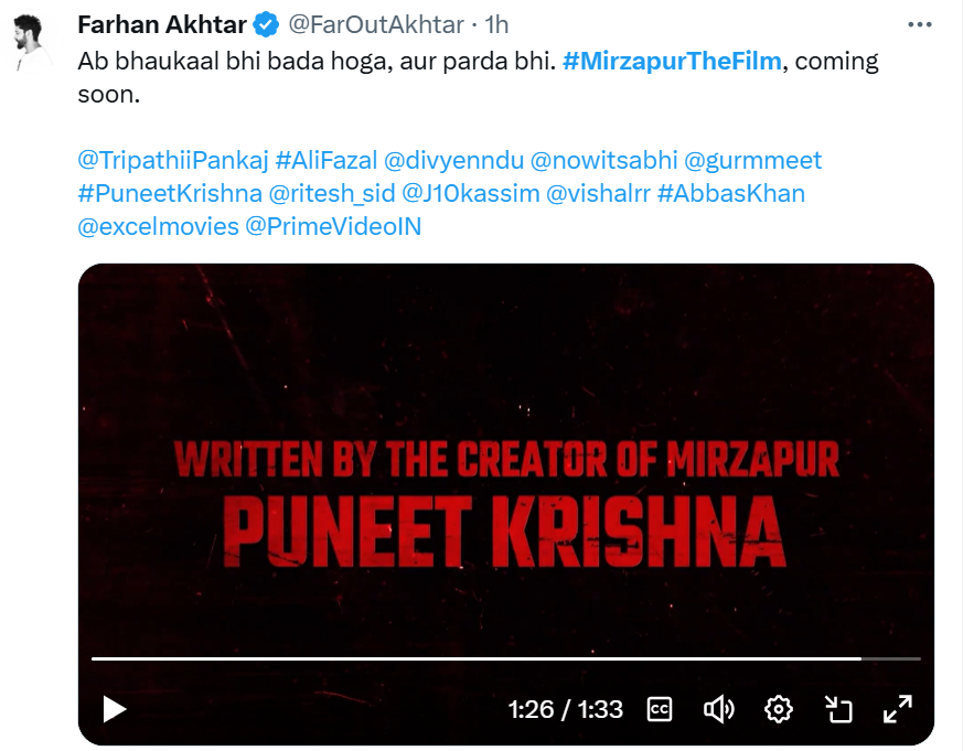 The show written by <a href="/PuneetKrishna/">Puneet Krishna</a> (an IIT BHU alum) has orbited to the next level. The number of IIT BHU alums excelling in cinema is going up :)