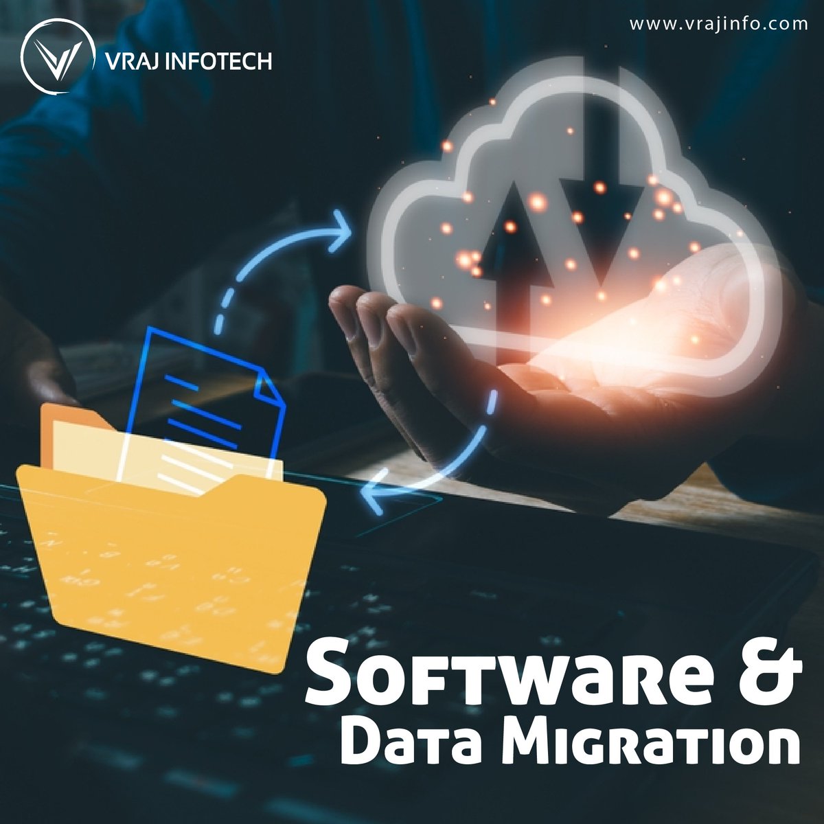 📂🚀 Seamless Software &amp; Data Migration with Vraj Infotech! 🖥️💾

Your data is safe with us. Let’s make your migration process flawless! Visit vrajinfo.com for more details.
.
.
#DataMigration #SoftwareMigration #CloudSolutions #ITServices #VrajInfotech #TechUpgrade