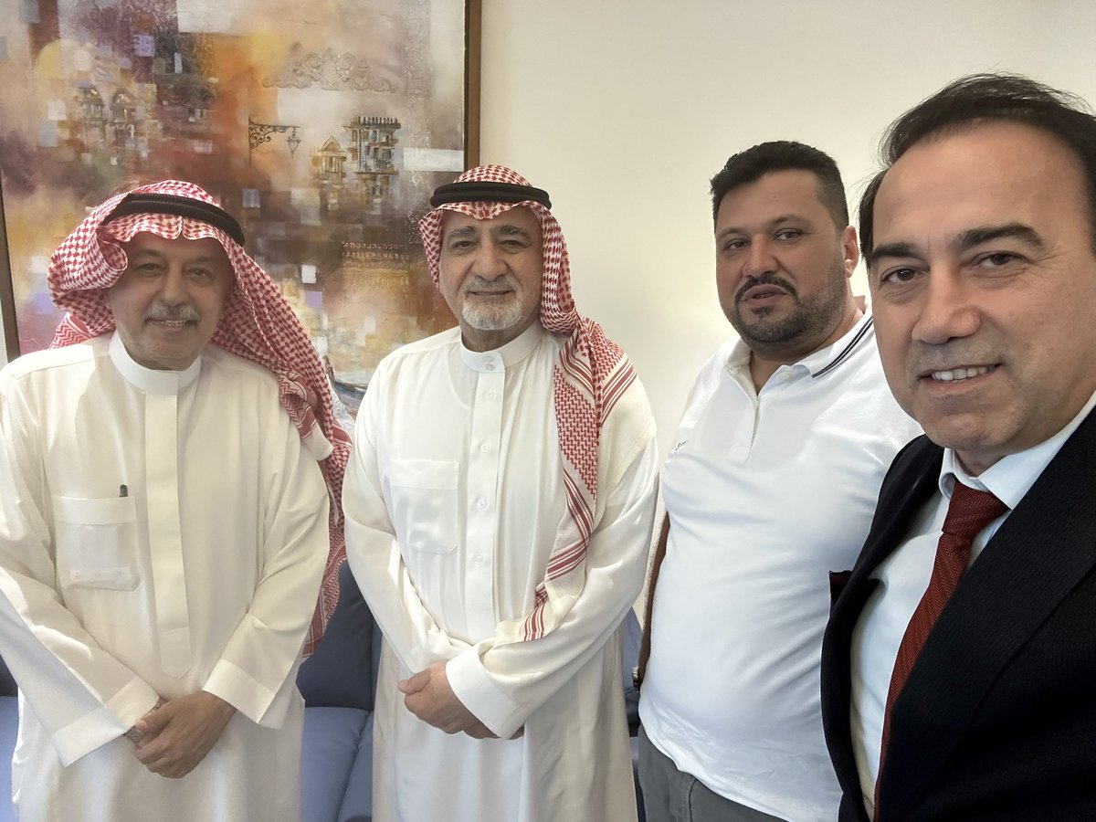 atikuemp's tweet photo. Saudi Arabistan Cidde Belediye Başkanı Saleh Al Türki’yi ATİK Genel Başkanı Aziz Şahin ziyaret etti.
Ziyarette ATİK Saudi Arabistan Başkanı Abdulmajeed Saeed Albatati , İş İnsanı Özcan Kaya’da hazır bulundular. https://t.co/spjWyytnLI