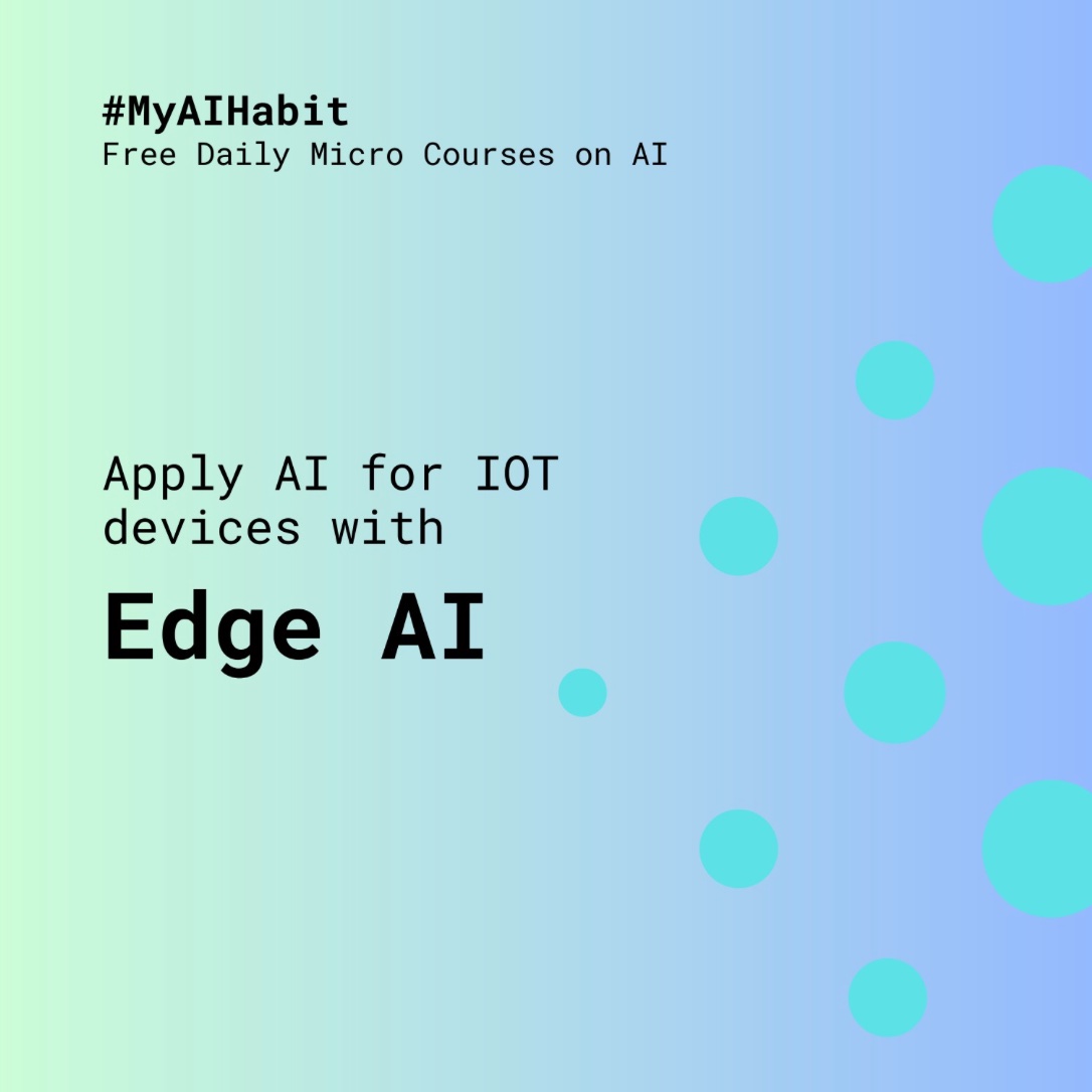 Today, in #MyAIHabit, we’re breaking down #EdgeAI which makes AI work directly on devices like IOT sensors, cameras, or even refrigerators! 

Learn all that in under 3 minutes! 

linkedin.com/posts/sreerama…
