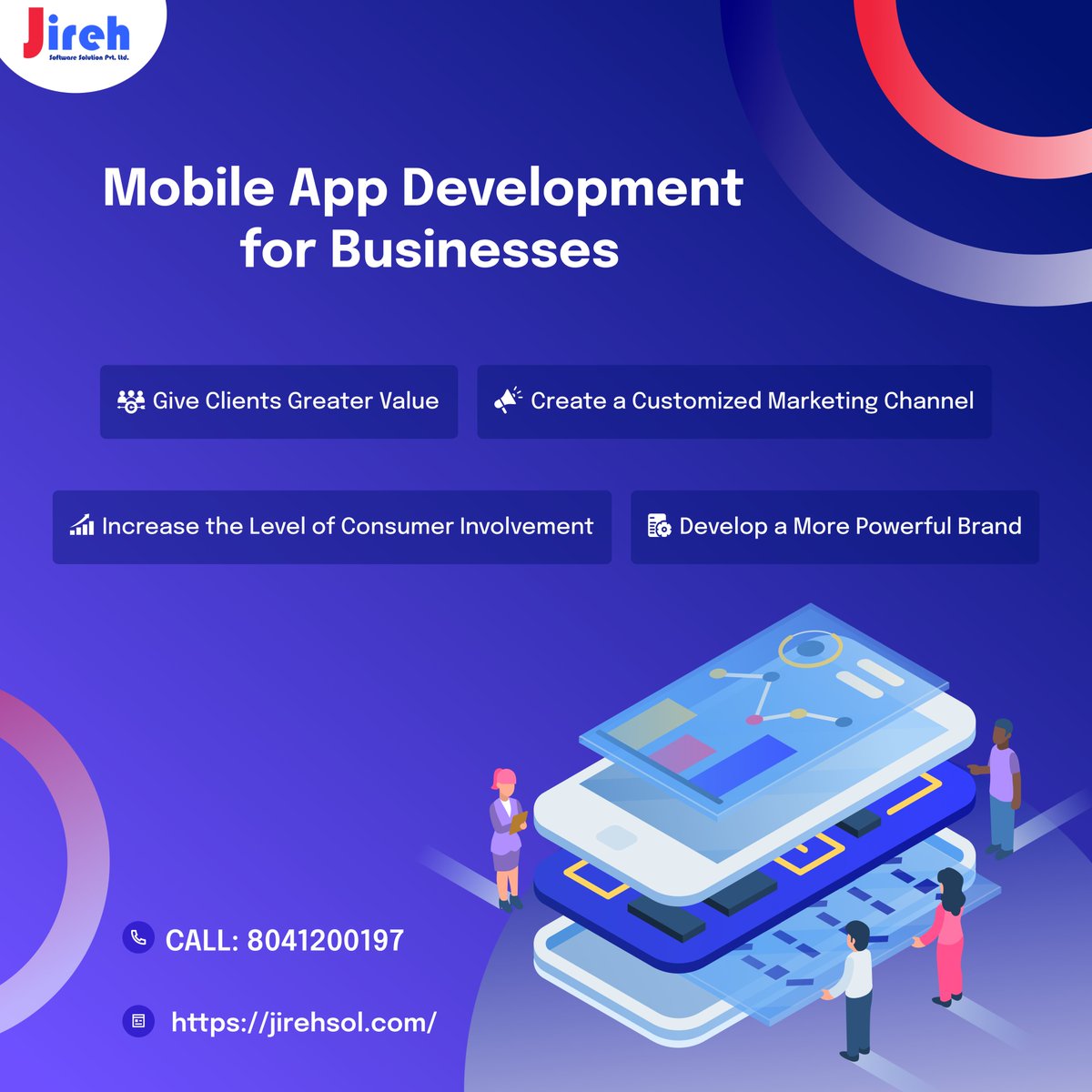 jireh_connect's tweet photo. We at #JirehSoftwareSolutions build scalable, robust applications designed to evolve with your business. Let’s craft a #mobileapp that your customers will love and that will drive your business forward.
Read More: https://t.co/jREMpz2OZm
Call: 080 4120 0197 https://t.co/oJFRFhWdDl