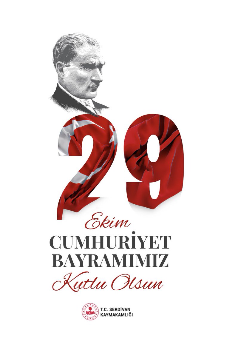 Sayın Kaymakamımız Ali CANDAN' dan Cumhuriyet Bayramı Mesajı serdivan.gov.tr/sayin-kaymakam…