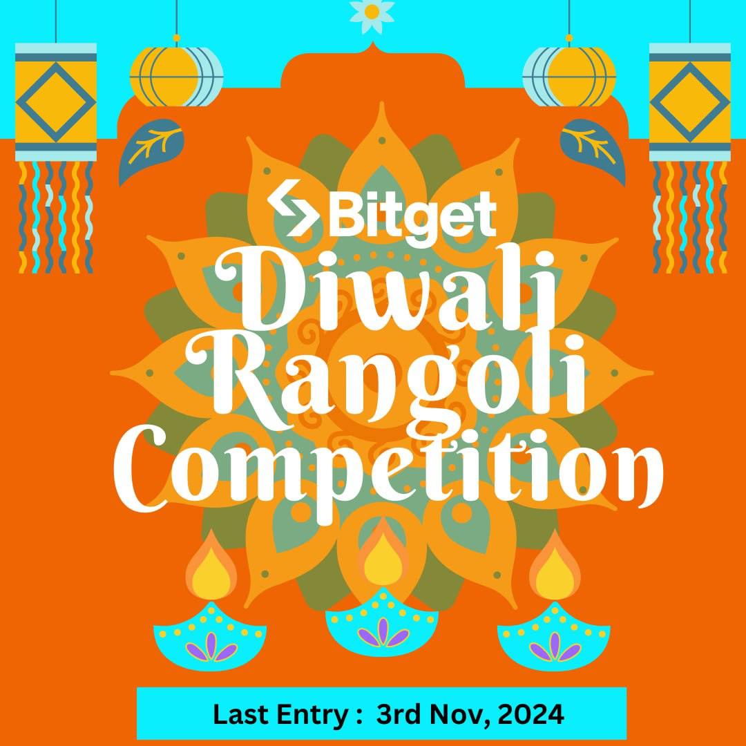 BitgetIndia's tweet photo. 🪔Light up #Diwali with #Bitget's Rangoli Making Contest!
✨Create stunning crypto-themed rangoli designs to win $BGB
🎁5 Best Rangoli winners get 10 $BGB each
⏳Contest period: 28th Oct 2024 - 23:59 3rd Nov 2024 IST
✅Share your Rangoli with #BitgetDiwali in
https://t.co/4IzGOG8ifS
✅Like, Repost & tag 3 frens