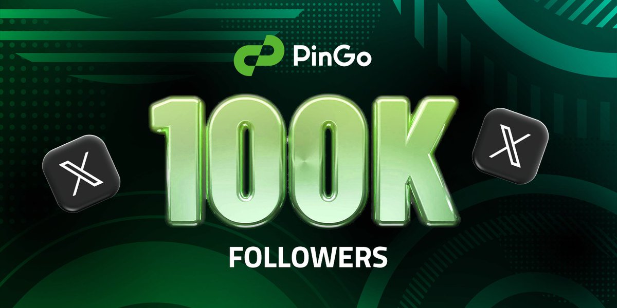 PinGoAI's tweet photo. 🐰We’ve reached an exciting milestone: 100k followers on X!

🐇Thanks for your amazing support and for being part of this incredible journey! ❤️

🟢Stay tuned for $PINGO TGE—coming soon!

#PinGo #PunnyBot #DePIN #TGE https://t.co/NKoAegqnfc
