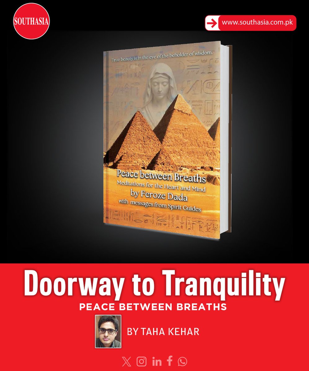 southasiamag's tweet image. Titled Peace Between Breaths, Feroze Dada’s latest offering ventures beyond the confines of a self-help book and mirrors a fictional text seeded with spiritual insights.

Read more...

southasia.com.pk/2024/09/30/pea…

#FindingInnerPeace #SpiritualGrowth