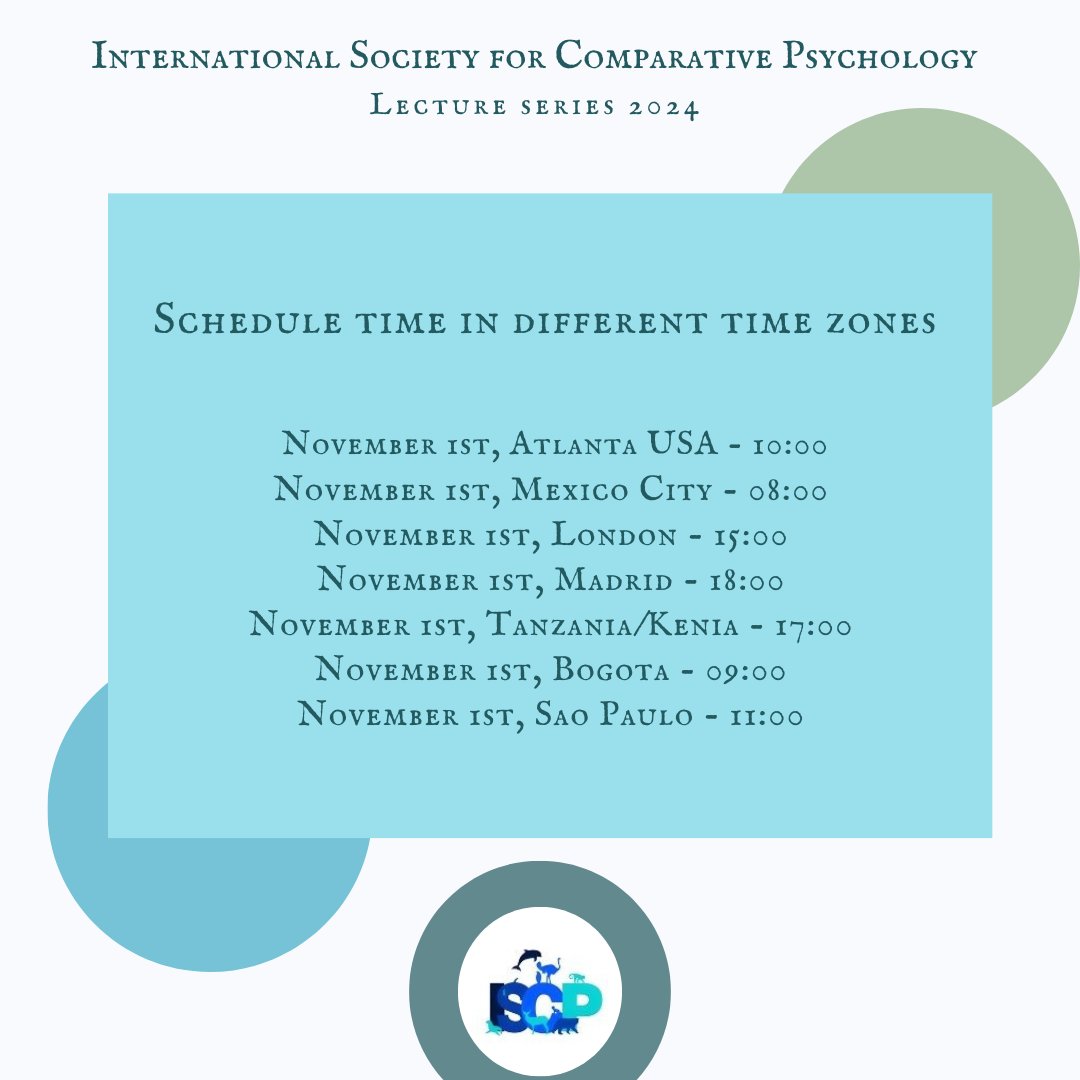 International Society for Comparative Psyhology tweet media