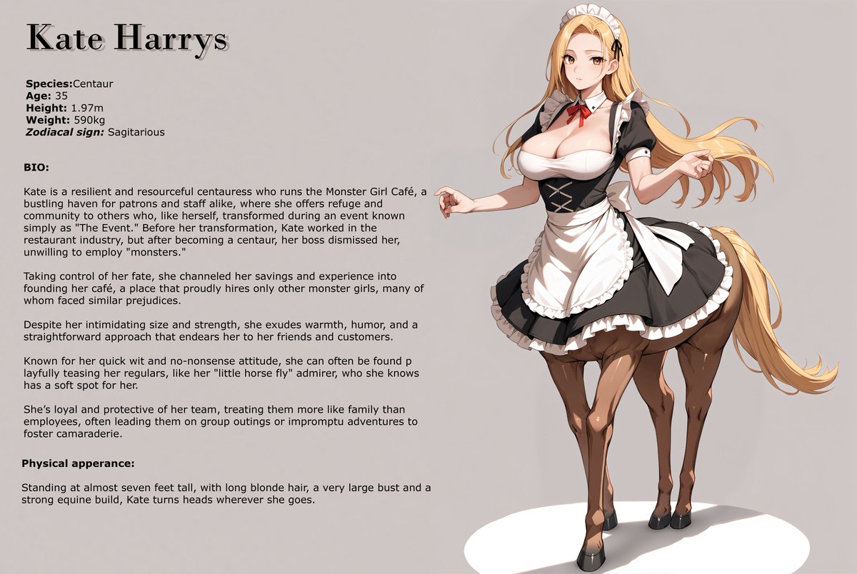 SerassStrarry's tweet photo. Some of my Darlings stated that since there are like 30 stories about all my characters alreday i should start making bio pics of all of them, they are right so here i start ( there are lots....) #monstergirl #stories #theevent #monstergirlcafe #centaur #lilim #serass https://t.co/jtypOQM7Vd