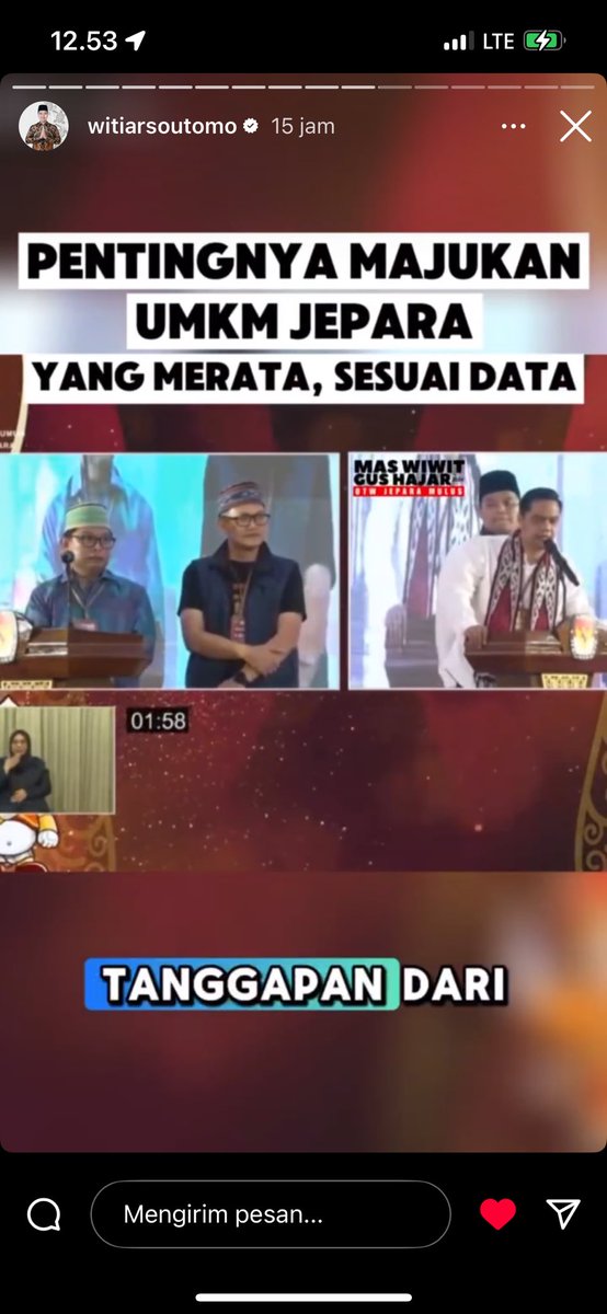Debat sesuai data ✅