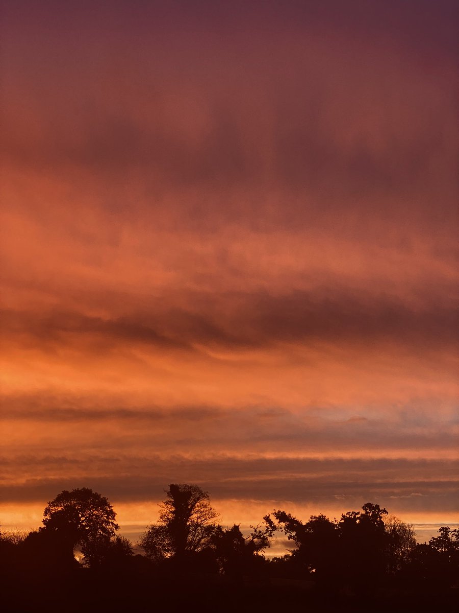 Red sky in the morning…