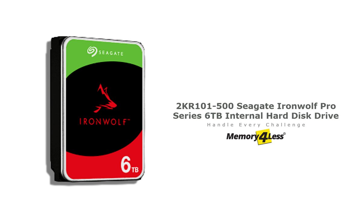 Memory4Less's tweet photo. 2KR101-500 Seagate Ironwolf Pro Series 6TB Internal Hard Disk Drive #2KR101500
Online Order: https://t.co/1gcSnydkMM
YT Video: https://t.co/ooF4mX6MUH
#2KR101500 #Seagate #IronwolfPro #harddrive #storageupgrade #storagedevice #memory4less https://t.co/jgg2tphp5g