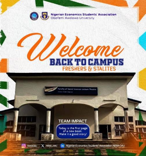 NESA_OAU's tweet photo. As we begin this new chapter, we're excited to see our students grow, learn, and achieve their academic and professional goals.
Cheers to an amazing chapter ahead 👏🎉

HAPPY RESUMPTION,NESANs.😊

©TEAM IMPACT

#AcademicSession
#UniversityLife #greatifestudents #nesaoau https://t.co/d8quHMXAqg