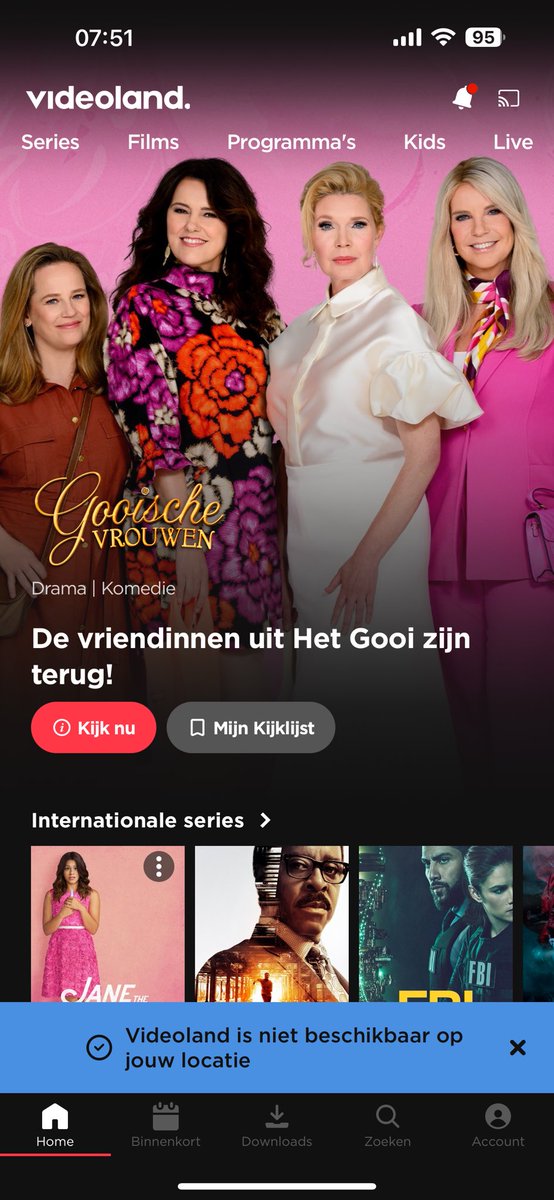 fxckshelly's tweet photo. @Videoland gaat het? Niet beschikbaar op mijn locatie. Zit rustig in Nederland? https://t.co/FhSBvSQxSK