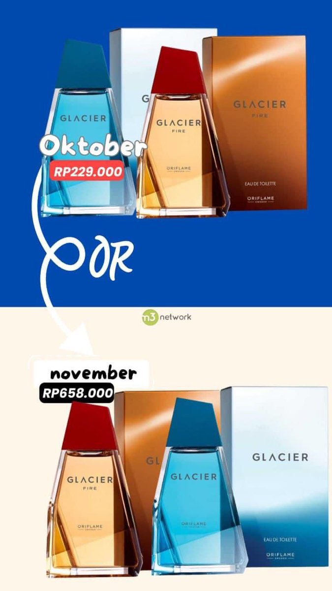 yellatmtamba's tweet image. Jangan lewatkan promo diskon hanya dibulan OKTOBER yaaa, november harganya sudah naik
 📈📈📈 #oriflame #parfum #onlineshop #belanjaoriflamediyella