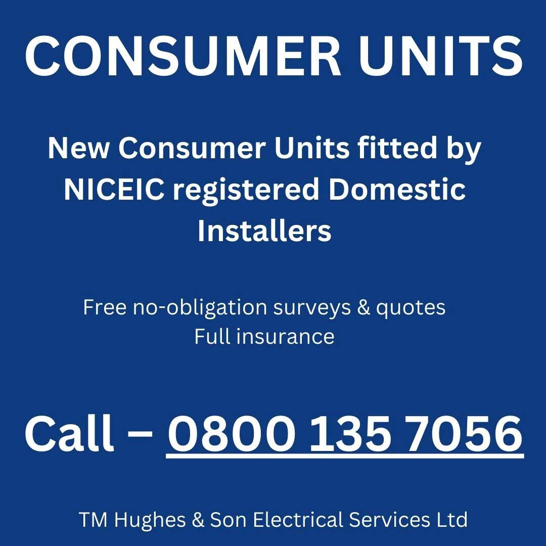 's tweet image. Upgrade your home's electrical system with a new Consumer Unit. Ensure better safety, compliance with current regulations, and reliable protection against faults and overloads. Contact us today for a free quote. bit.ly/4dGT3ws

#ConsumerUnits #Electricians #Essex