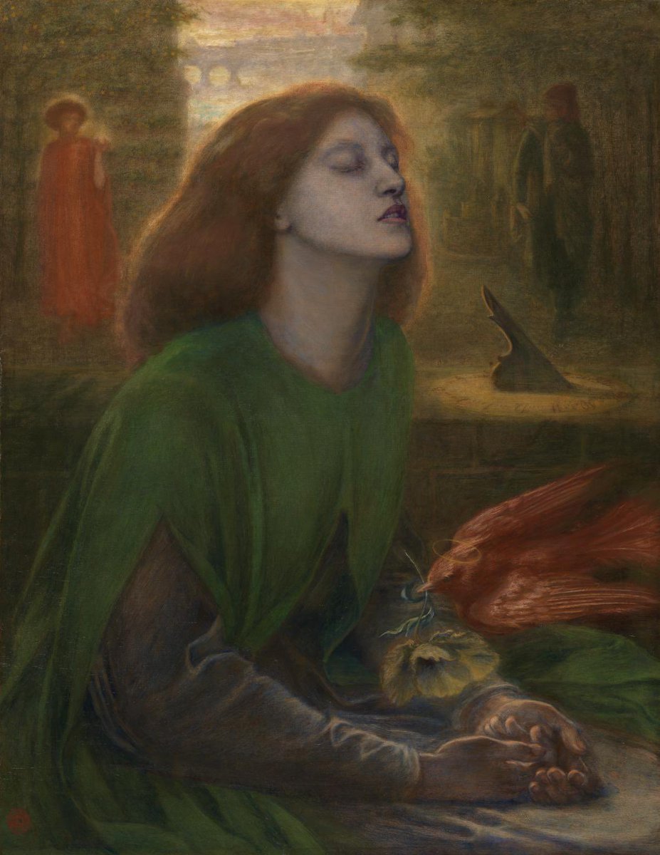 PreRaphSoc's tweet photo. #SundaySlumber with timepieces in artworks, to celebrate the clocks going back an hour in the UK last night- they go back 1 hour at 2am on the last Sunday in October.
1. 🖼️ ‘The Awakening Conscience, William Holman Hunt, 1853, @tate. https://t.co/1U7j9MG9oE