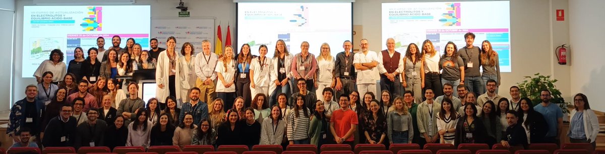 Finalizado #Electrolitos24 de <a href="/SENefrologia/">S.E.N. Nefrología</a> . Qué gran grupo de alumnos. Tenemos muchas "perlas" a difundir. Gracias al profesorado, genial.  A <a href="/rjmh_md/">Ramón Jesús Miranda, MD</a> por sus tuits A la industria, por su soporte: <a href="/AstraZenecaES/">AstraZeneca España</a> <a href="/BoehringerES/">Boehringer Ingelheim España</a> <a href="/CSLViforES/">CSL Vifor ES</a> <a href="/BayerEspana/">Bayer España</a> @FME_ES. Y a Juan, por todo