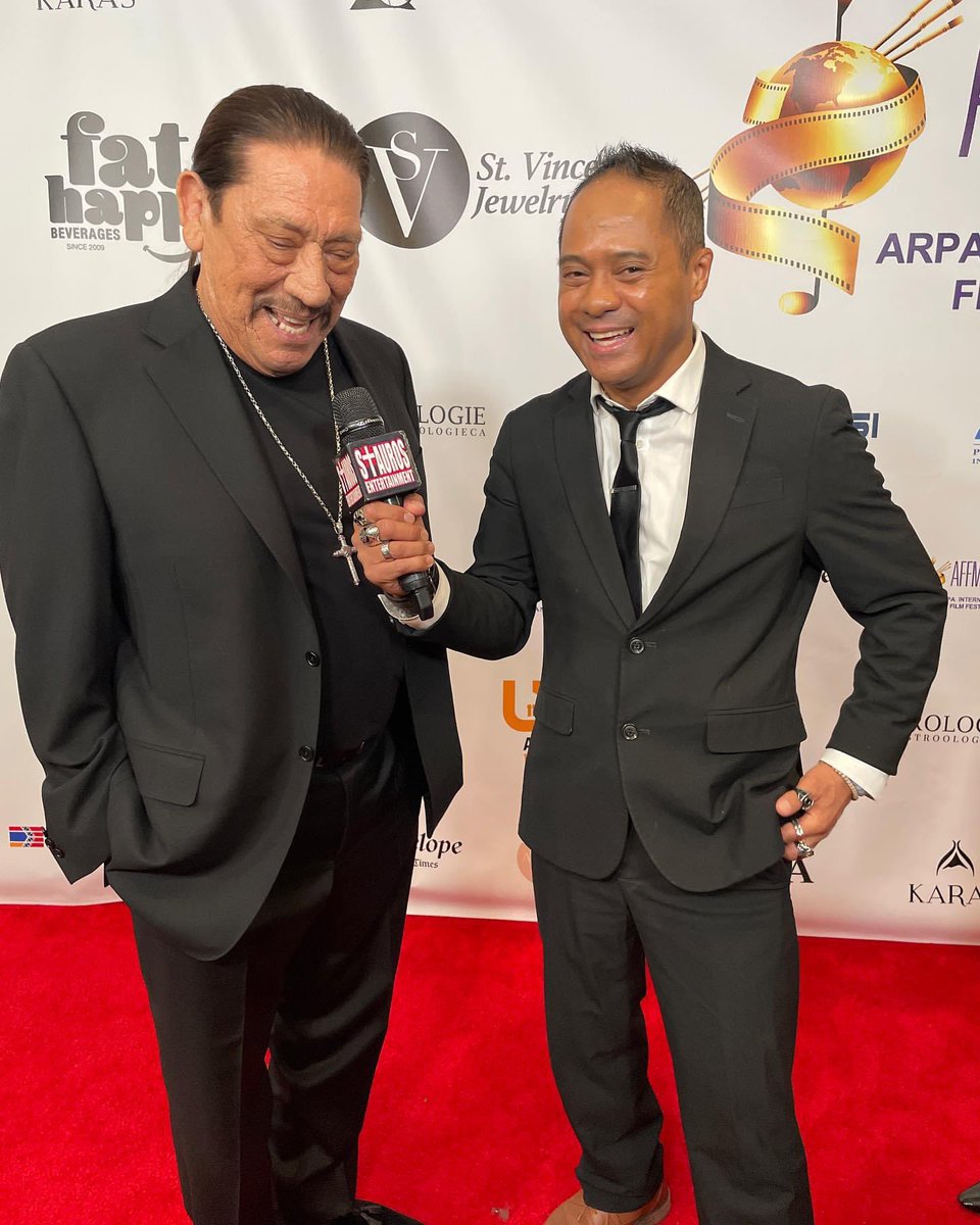 TyroneTann's tweet photo. The #Iconic & Legendary (Actor) #DannyTrejo, Always makes me #SmileAndLaugh! :) Was Sooo #ProudAndHappy 2SeeHim be Honored w/ the #IconAward, at 2Nite’s 27th Annual @arpafilmfest!
#BigCongrats Again @officialDannyT! #SoWellDeserved!
-w/ #StaurosEntertainment, @EspadaENT https://t.co/qCplxaCmtT