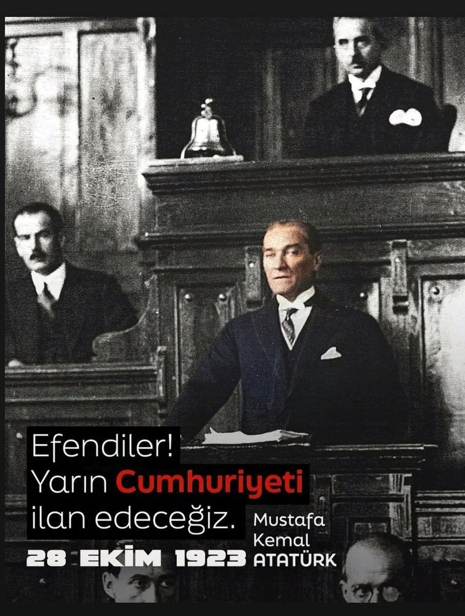 Denizkymk's tweet photo. #Cumhuriyet101Yaşında
#yeniyaşınkutluolsun
#CumhuriyetBayramıKutluOlsun https://t.co/Q3AuUBLdf5