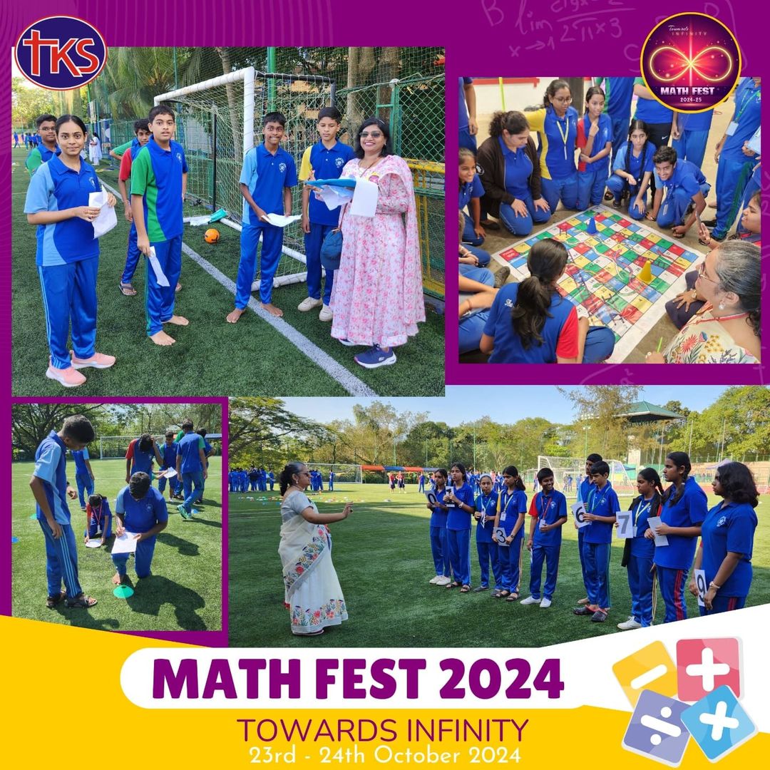 thekingschool's tweet image. The King&apos;s School celebrated Math Fest with great enthusiasm.

The 2 days-23rd &amp;amp; 24th October, were filled with fun activities, engaging games, &amp;amp; excitement celebrating the theme-Towards Infinity.
Let’s keep the math spirit alive in all of us!

#MathFest #TowardsInfinity #TKSGoa