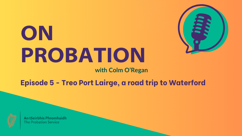 probation_irl's tweet photo. 🎧 Episode 5 of On Probation with @colmoregan is out today. In our 5th episode, Colm visits @TreoPorlairge CLG, a Community Based Organisation funded by the Probation Service.
Tune in: 👉 https://t.co/Ww17G0q61I
#OnProbation https://t.co/VUAykSU5A6
