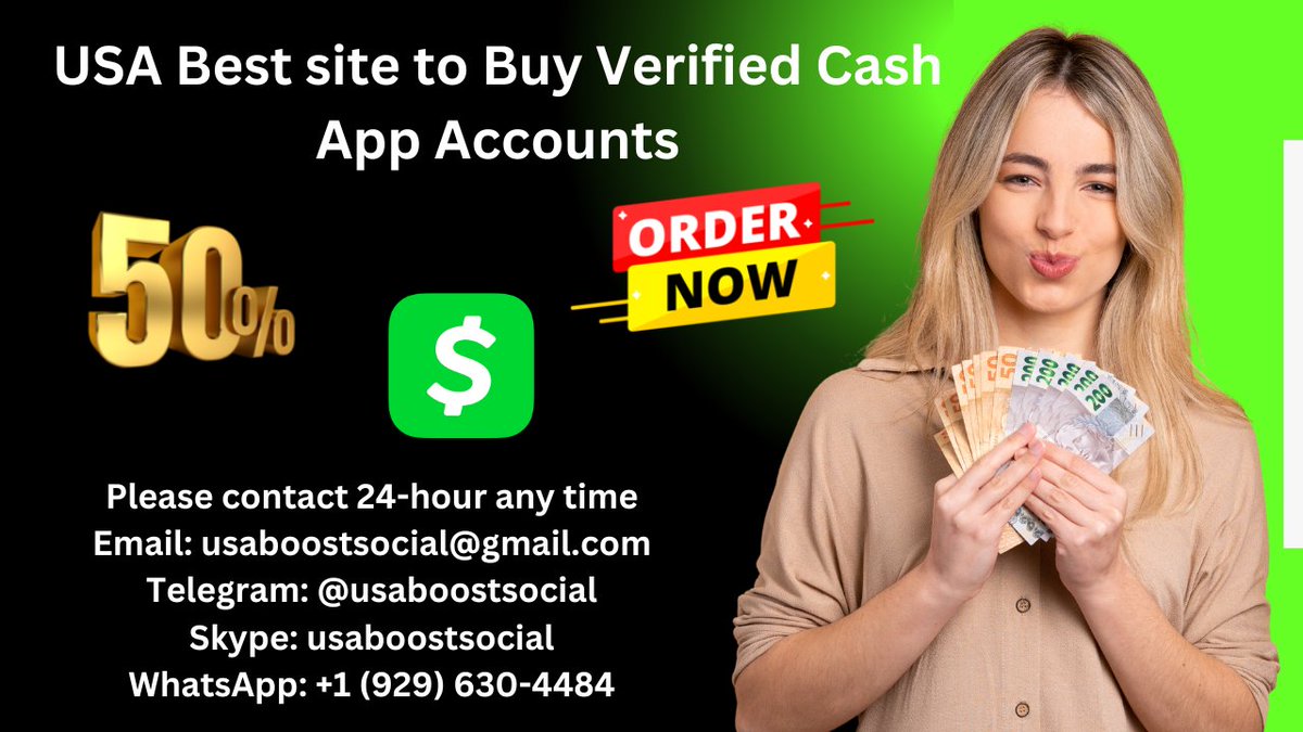Buy Verified Cash App Accounts
Please contact 24-hour any time
Email: usaboostsocial@gmail.com
Telegram: @usaboostsocial
Skype: usaboostsocial
WhatsApp: +1 (929) 630-4484
usaboostsocial.com/product/buy-ve…
#makemoney #PuertoRico #Cowboys #Bosa #Tony #49ers #Niners #Latinos #Oprah