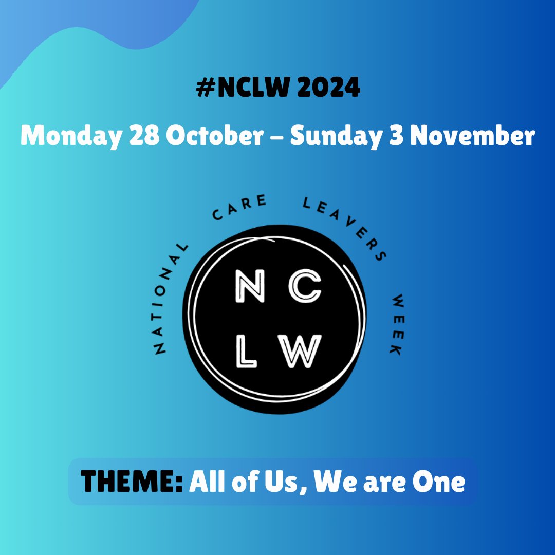 CoramVoice's tweet image. It's National Care Leavers Week! With our colleagues we're calling on the public, professionals, carers, decision makers, and the media to CARE - celebrate care leavers, amplify their voice, raise awareness of challenges and encourage change in policy and practice. #NCLW