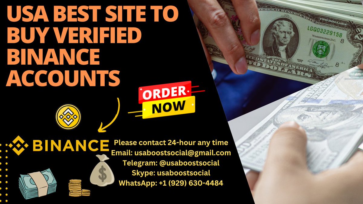 Buy Verified Binance Accounts
Please contact 24-hour any time
Email: usaboostsocial@gmail.com
Telegram: @usaboostsocial
Skype: usaboostsocial
WhatsApp: +1 (929) 630-4484
usaboostsocial.com/product/buy-ve…
#invest #PuertoRico #Cowboys #Bosa #Tony #49ers #Niners #Latinos #Oprah