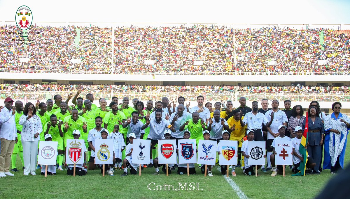 Au nom du PR <a href="/FEGnassingbe/">Faure Essozimna GNASSINGBÉ</a>, nous avons honoré notre légende vivante <a href="/E_Adebayor/">Emmanuel Adebayor</a> à l’occasion de son jubilé célébré ce dimanche 27oct2024.
Merci au public &amp; à toutes les légendes venues le soutenir.
Plein succès dans ta nouvelle vie, Champion!
Le #Togo🇹🇬 t'es reconnaissant
<a href="/GouvTg/">Gouvernement Togolais/Togolese Government</a>