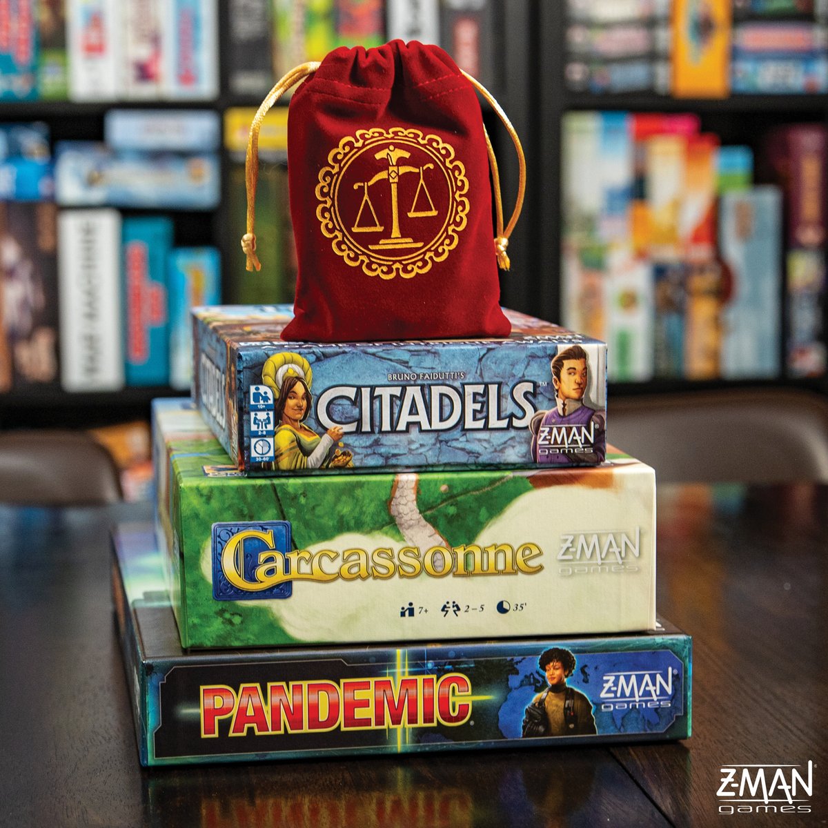 Why choose one when you can play them all? From a simple card game with Love Letter to a tile placement journey in Carcassonne, we have you covered.

#GameNight #ZMANGames #BoardGameNight #PlayGames #TreatYourself