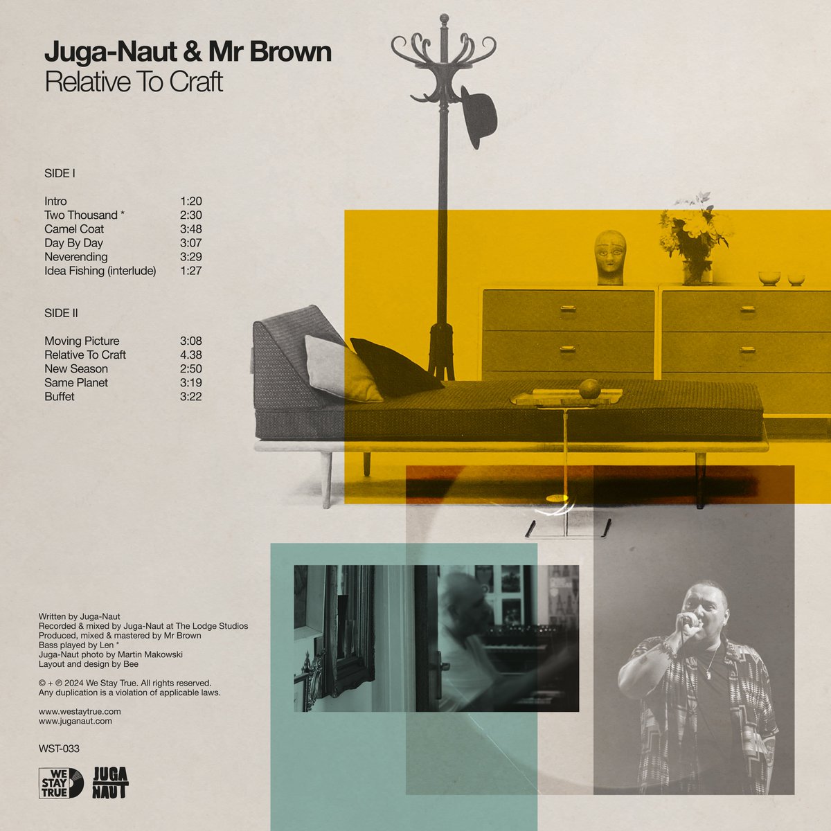 Juga-Naut (@juganaut) on Twitter photo Back cover for ‘Relative To Craft’ myself & Mr Brown - the album drops 18.11.2024. I’m happy to say that the pre-orders for the Vinyl, Cassette & CD start next Monday 4th Nov via <a href="/WeStayTrueUK/">We Stay True</a> ! Back cover for ‘Relative To Craft’ myself & Mr Brown - the album drops 18.11.2024. I’m happy to say that the pre-orders for the Vinyl, Cassette & CD start next Monday 4th Nov via <a href="/WeStayTrueUK/">We Stay True</a> !