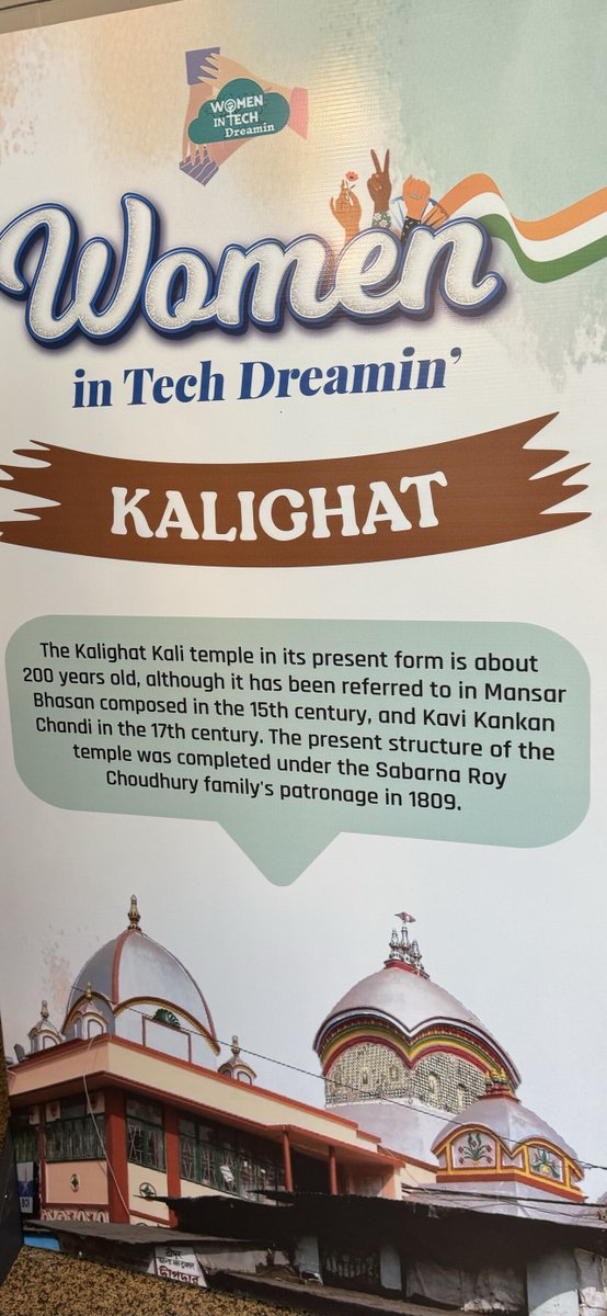Informative banners at <a href="/witdreamin/">Women In Tech Dreamin'</a> 

Surely reflect the top attractions of #kolkata

Are there more to add here ?

#trailblazercommunity #cityofjoy #salesforce